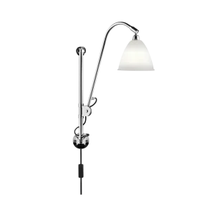 BESTLITE BL5 WALL LAMP - Bone China - Chrome