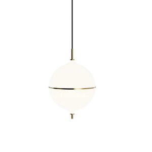 Eternal Moonlight Pendant Large with black cord ø320 mm.