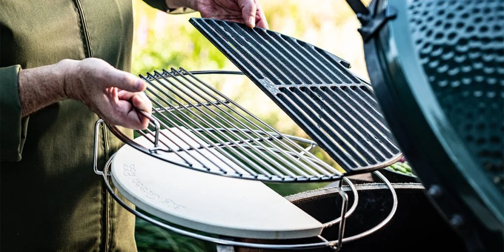 Big Green Egg Half Cast Iron Grid