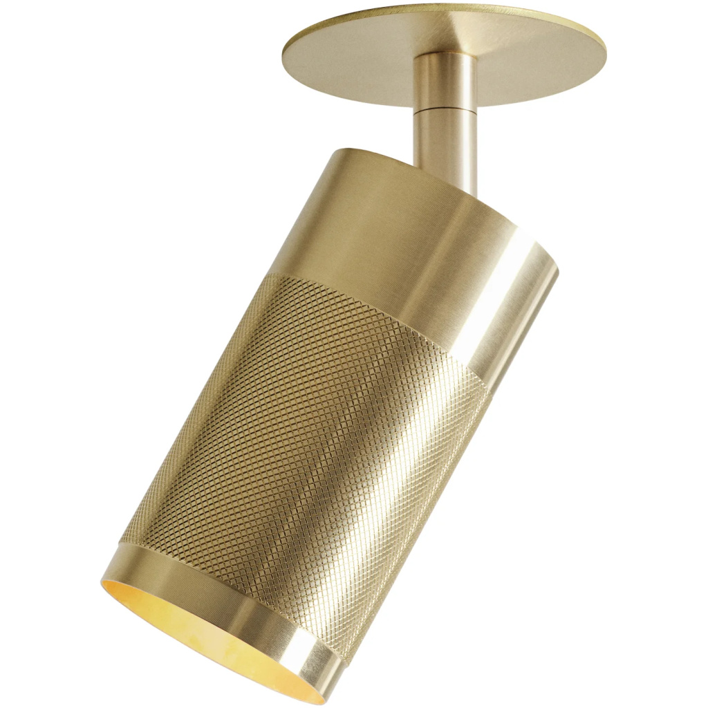 Patrone Recessed Ceiling Light, Brass