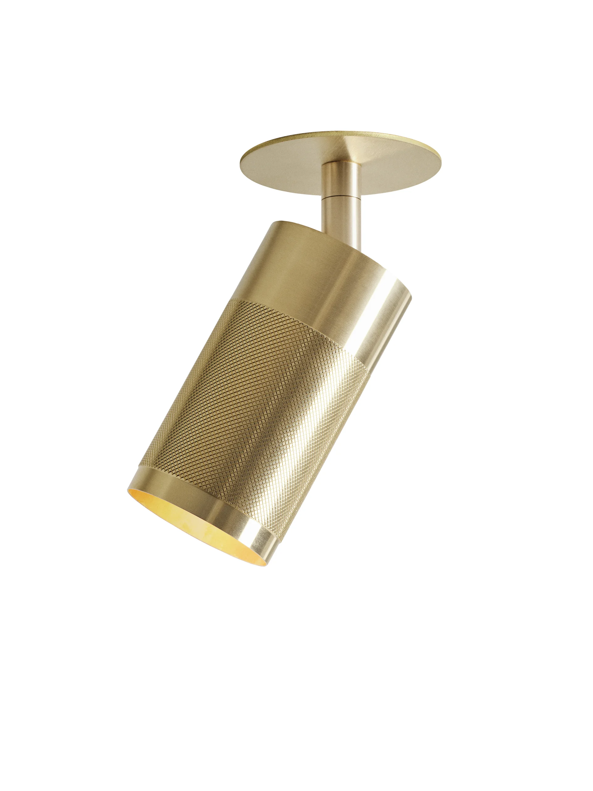 Patrone Recessed Ceiling Light, Brass