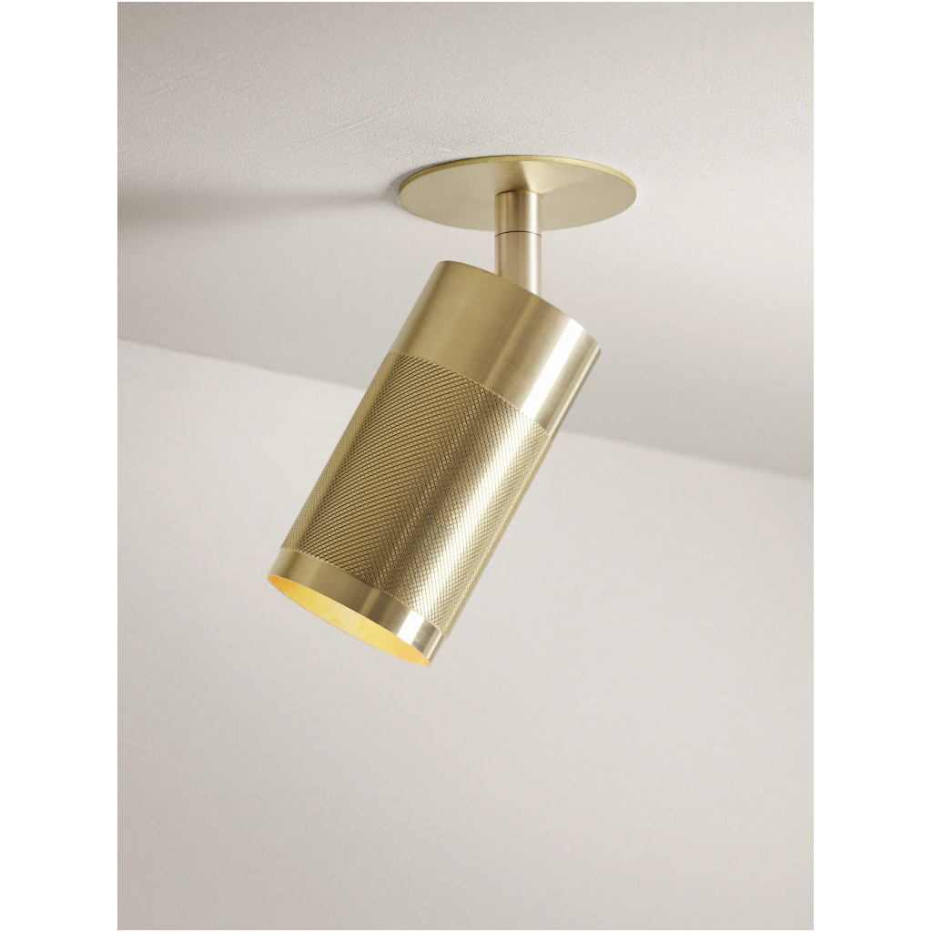 Patrone Recessed Ceiling Light, Brass