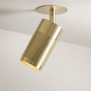 Patrone Recessed Ceiling Light, Brass