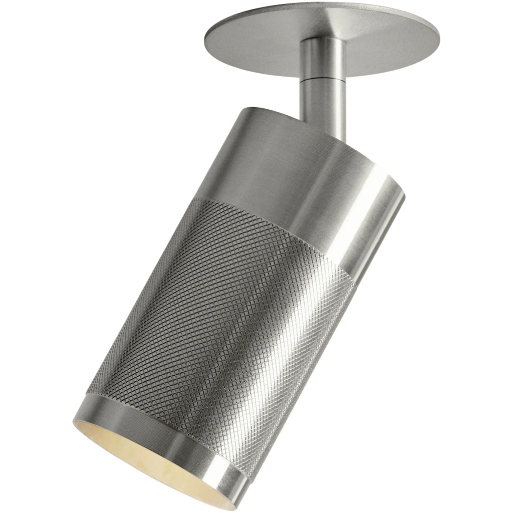 Patrone Recessed Ceiling Light, Nickel-plated Brass