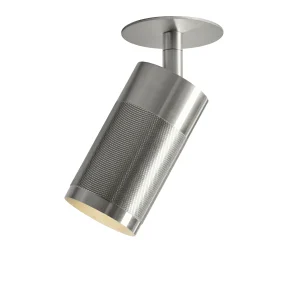 Patrone Recessed Ceiling Light, Nickel-plated Brass