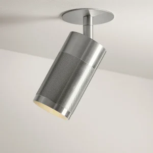 Patrone Recessed Ceiling Light, Nickel-plated Brass