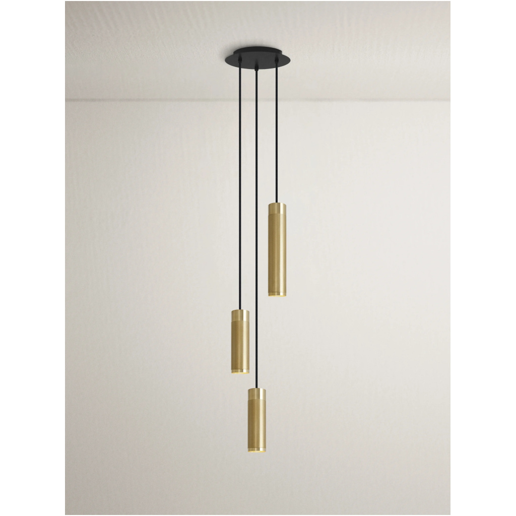 Patrone Pendant Cluster Lamp Small, Brass