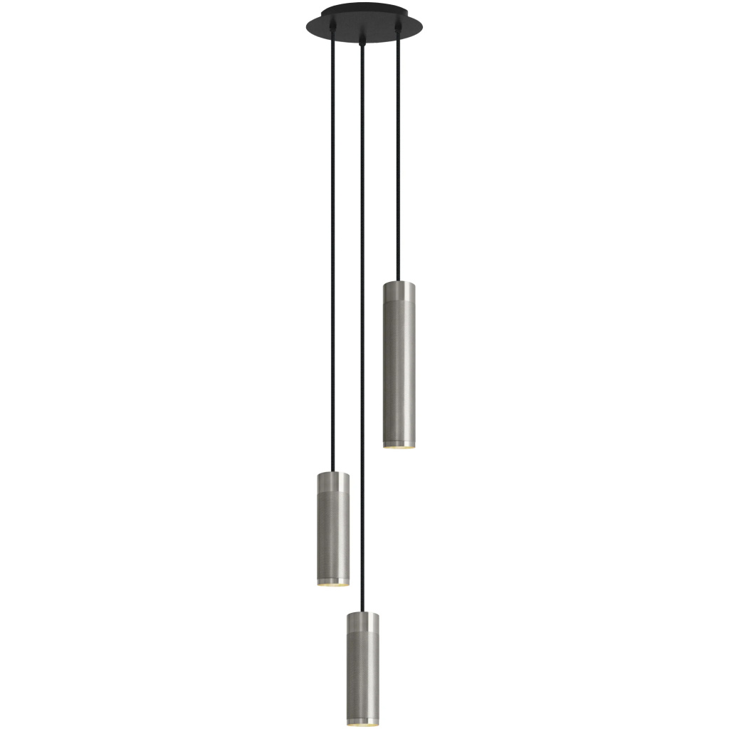 Patrone Pendant Cluster Lamp small, Nickel-plated Brass