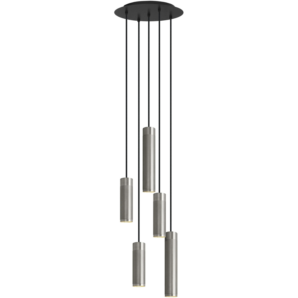 Patrone Pendant Cluster Lamp large, Nickel-plated Brass