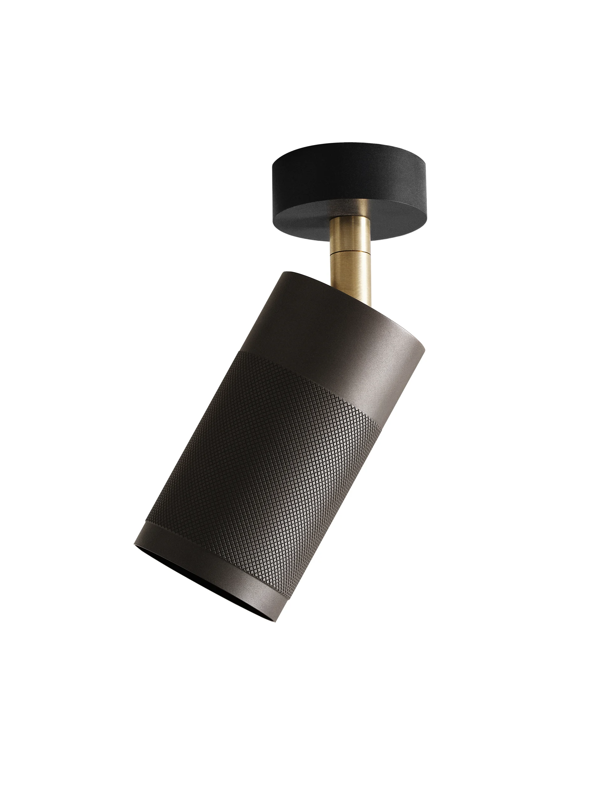 Patrone Canopy Ceiling Light, Browned Brass