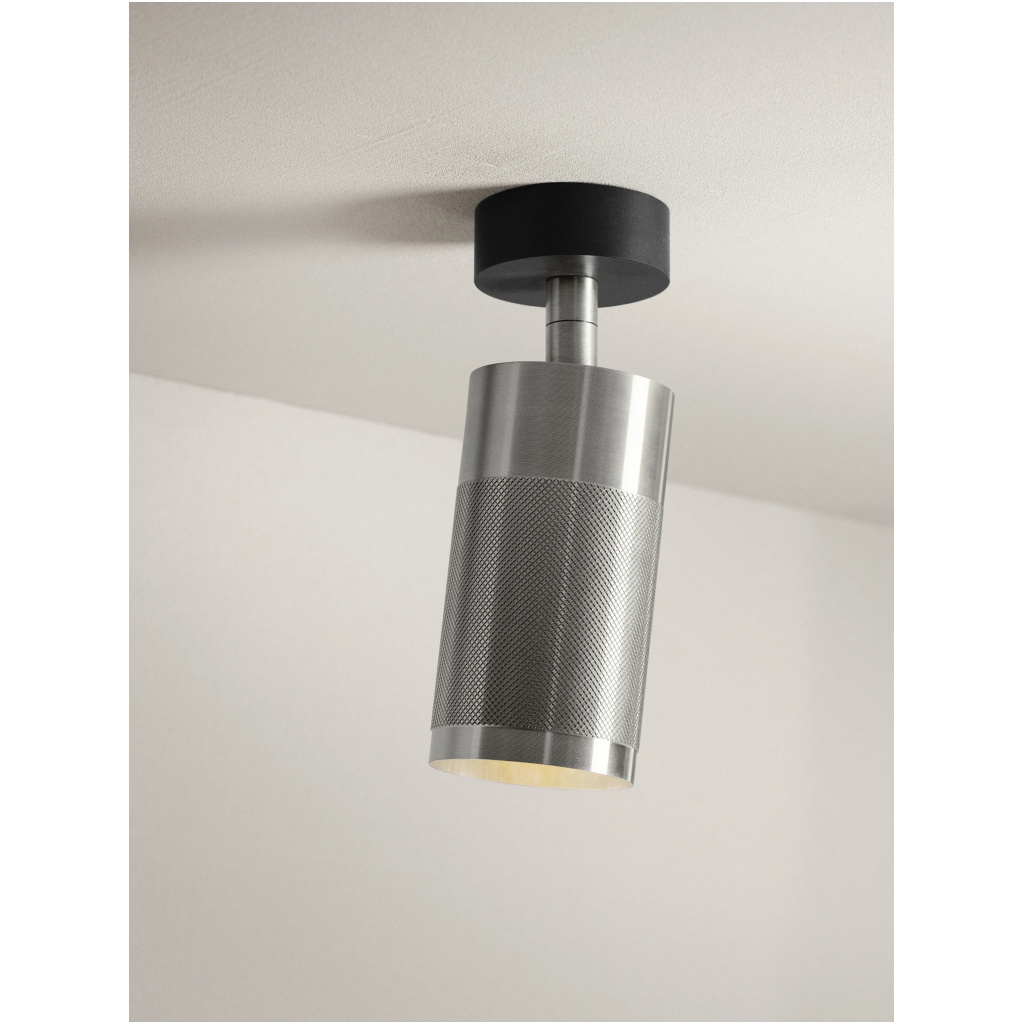 Patrone Canopy Ceiling Light, Nickel-plated Brass