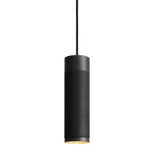 Patrone Pendant Lamp, Black-browned Brass