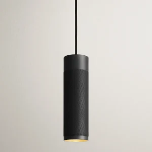 Patrone Pendant Lamp, Black-browned Brass