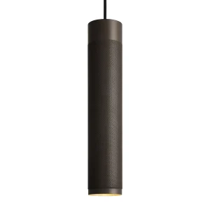 Patrone Large Pendant Lamp, Black-browned Brass