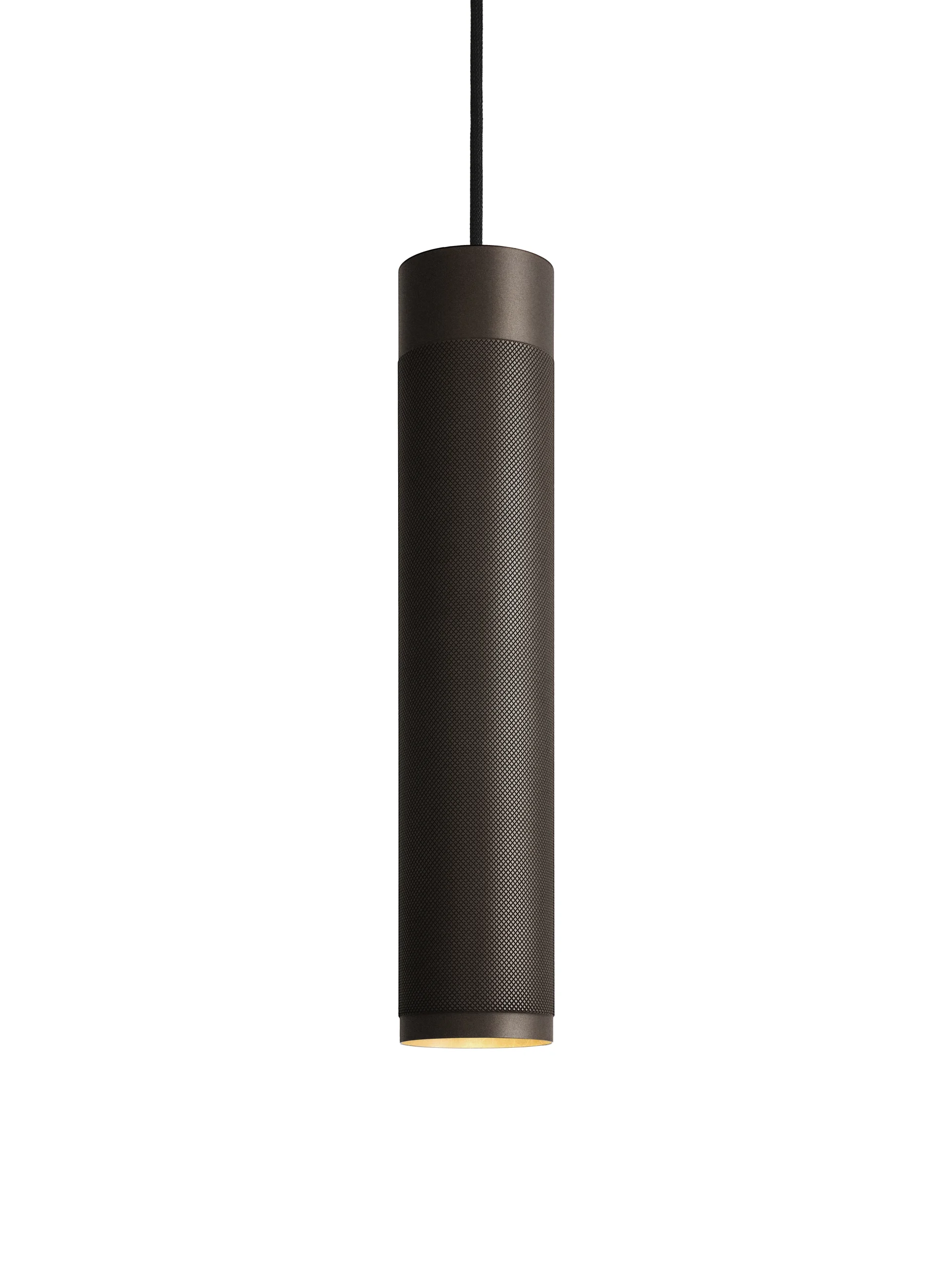 Patrone Large Pendant Lamp, Browned Brass