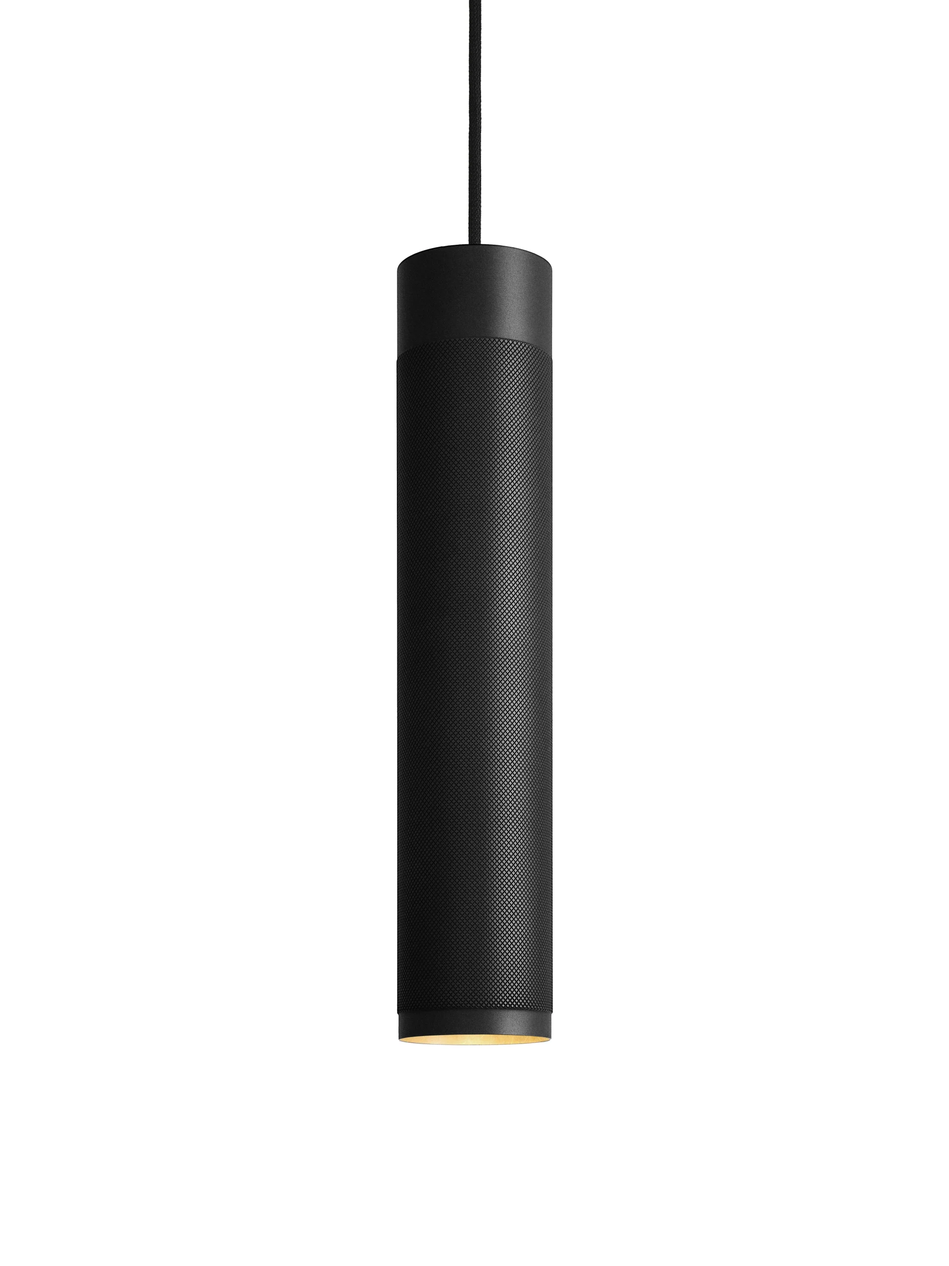 Patrone Large Pendant Lamp, Black-browned Brass