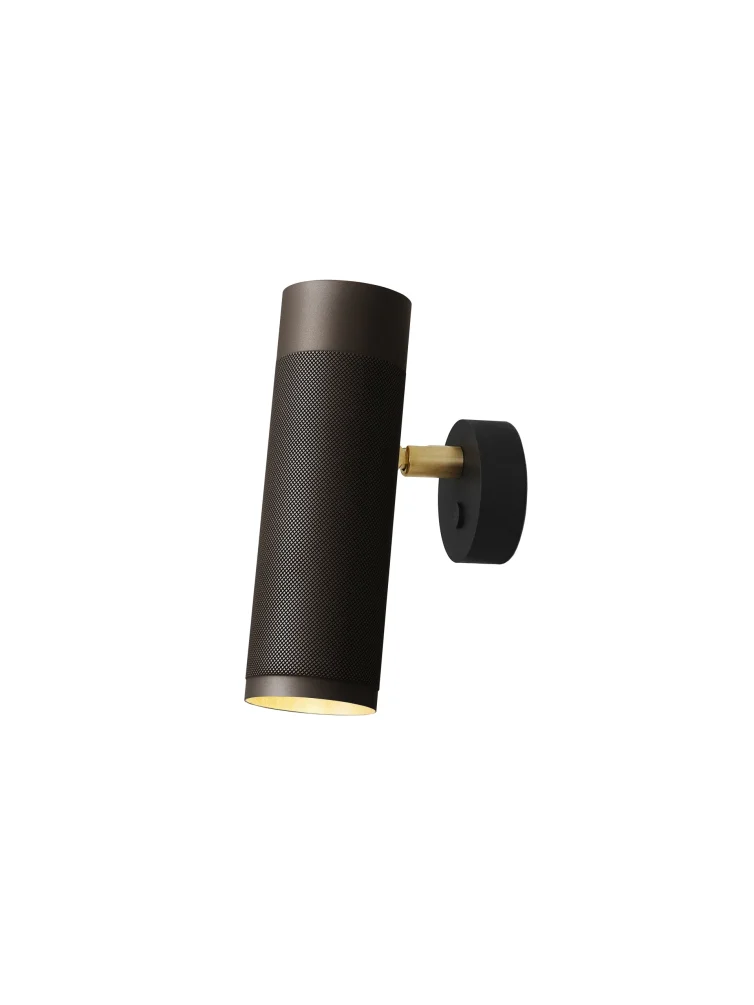 Patrone Wall Lamp, Black-browned Brass