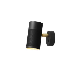 Patrone Small Wall Lamp, Black-browned Brass