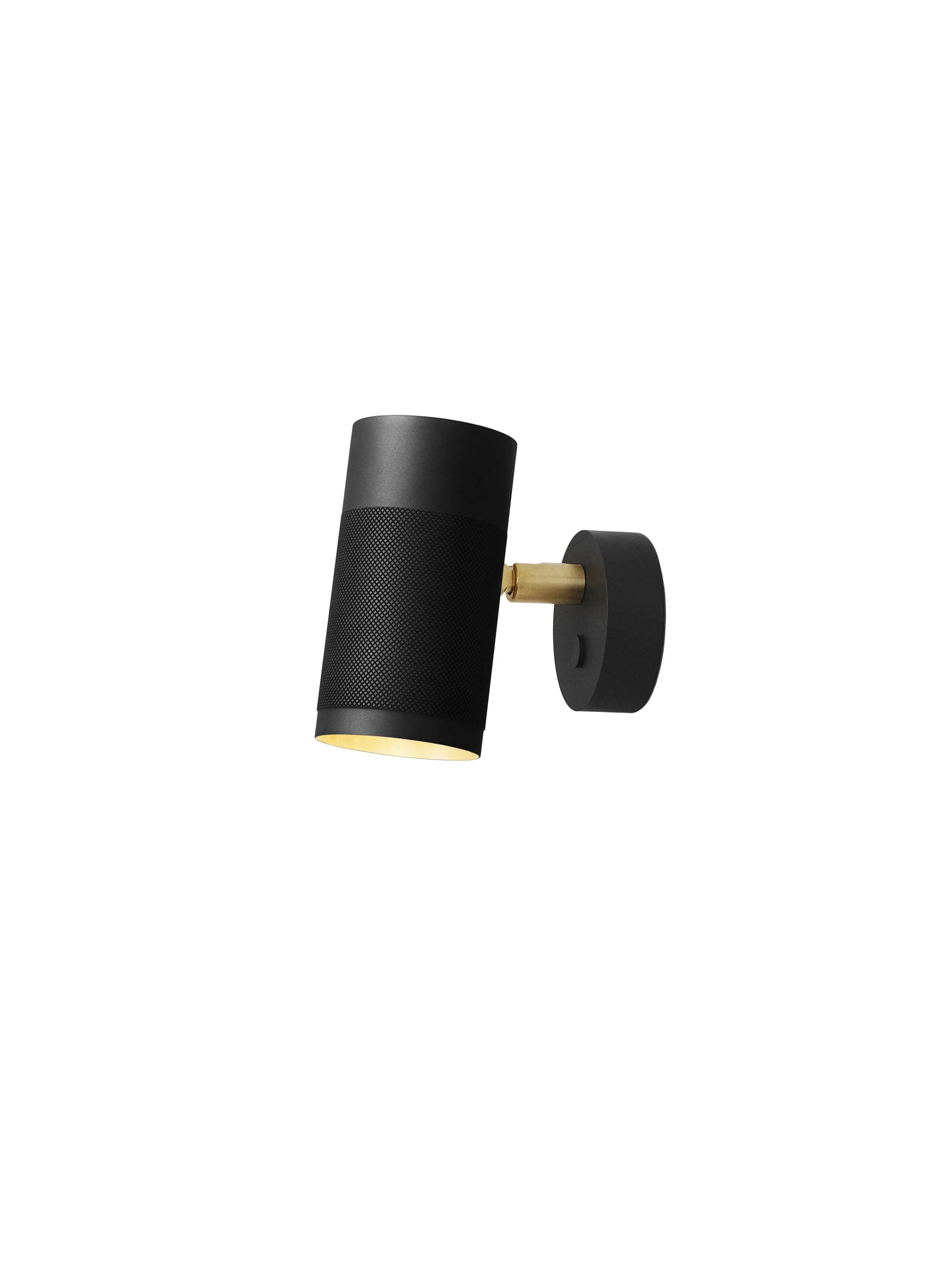 Patrone Small Wall Lamp, Black-browned Brass