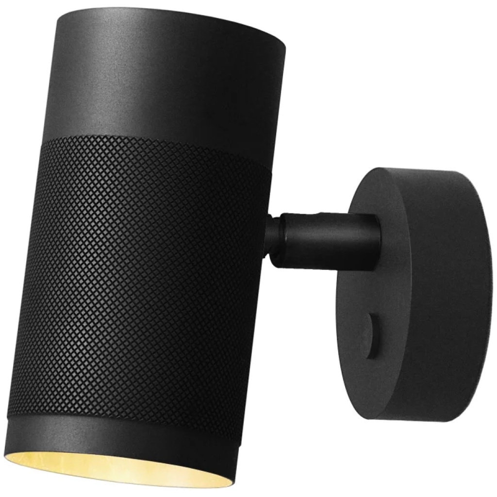 Patrone Small Wall Lamp, Black-browned Brass