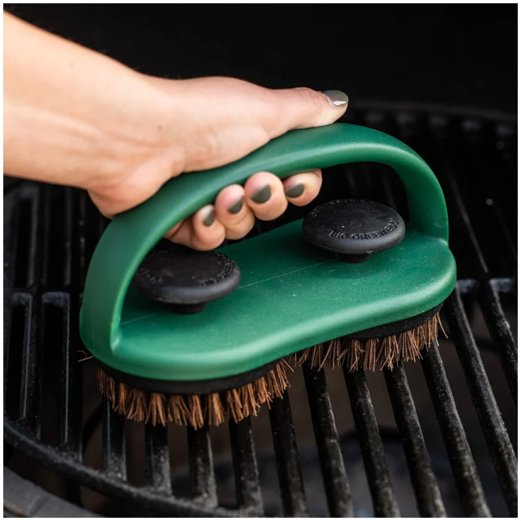 Big Green Egg Dual Brush Grid Scrubber