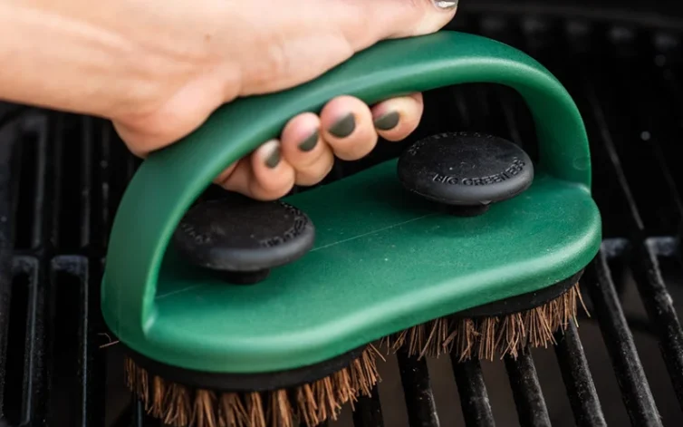 Big Green Egg Dual Brush Grid Scrubber