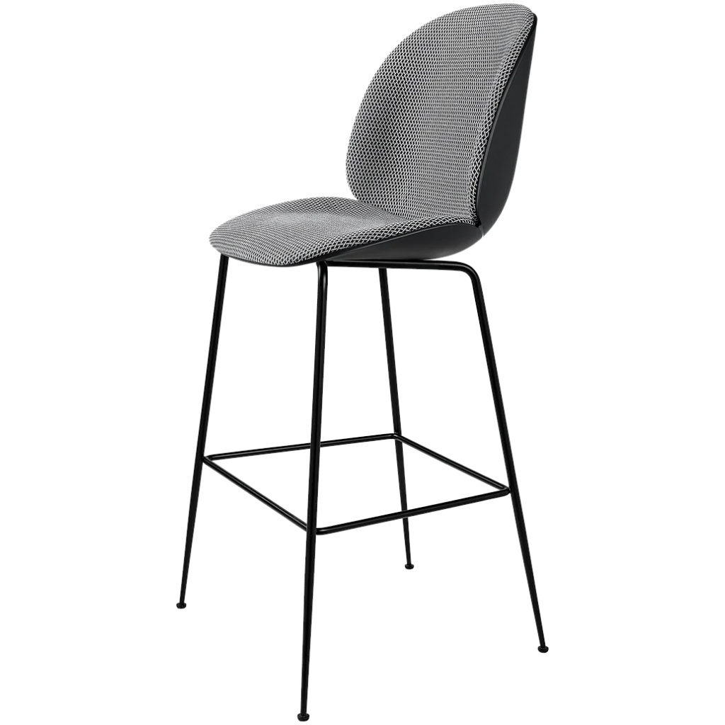 Beetle Bar Chair – Front Upholstered, 77, Conic base