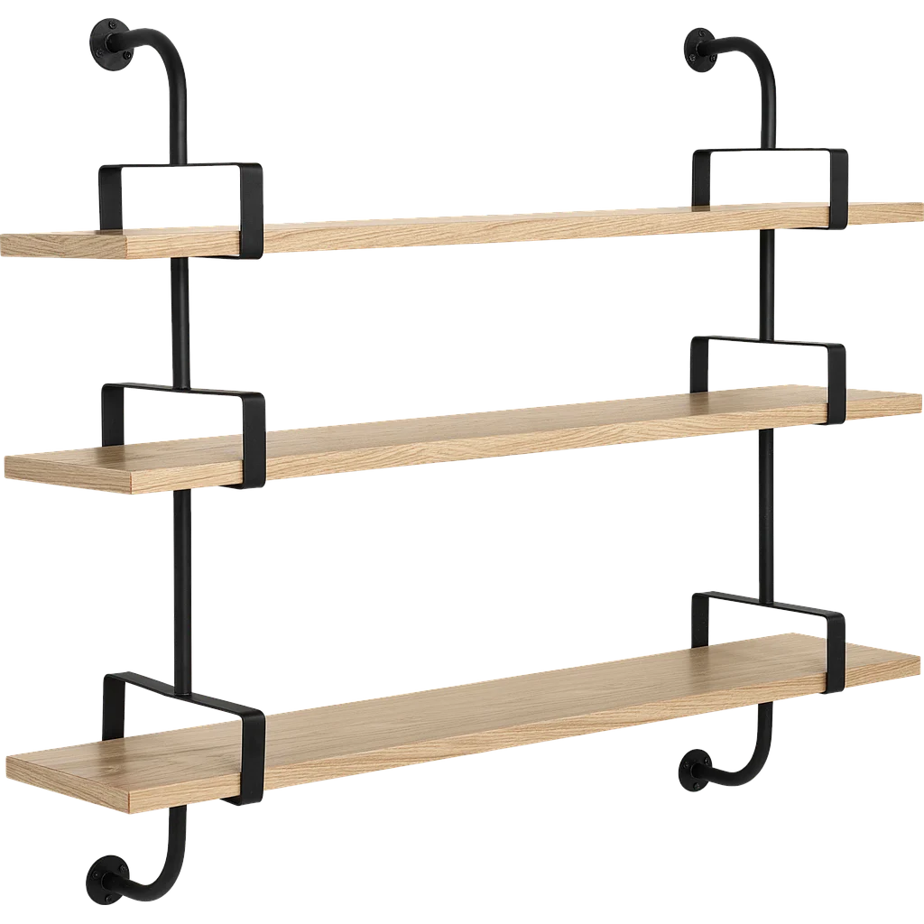 Démon Shelf, 2 Brackets, 155, 3 shelves