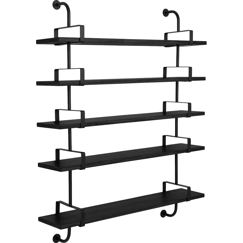 Démon Shelf, 2 Brackets, 155, 5 shelves