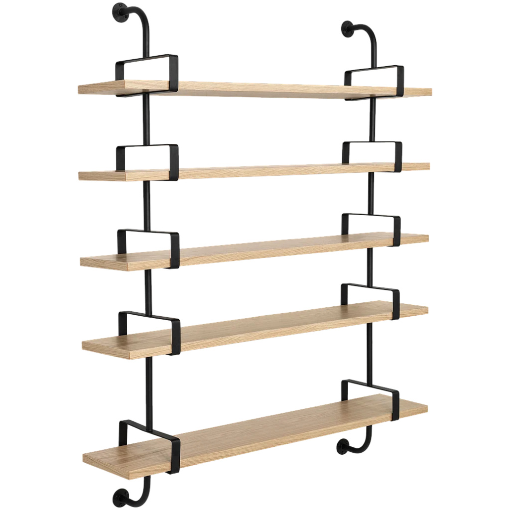 Démon Shelf, 2 Brackets, 155, 5 shelves