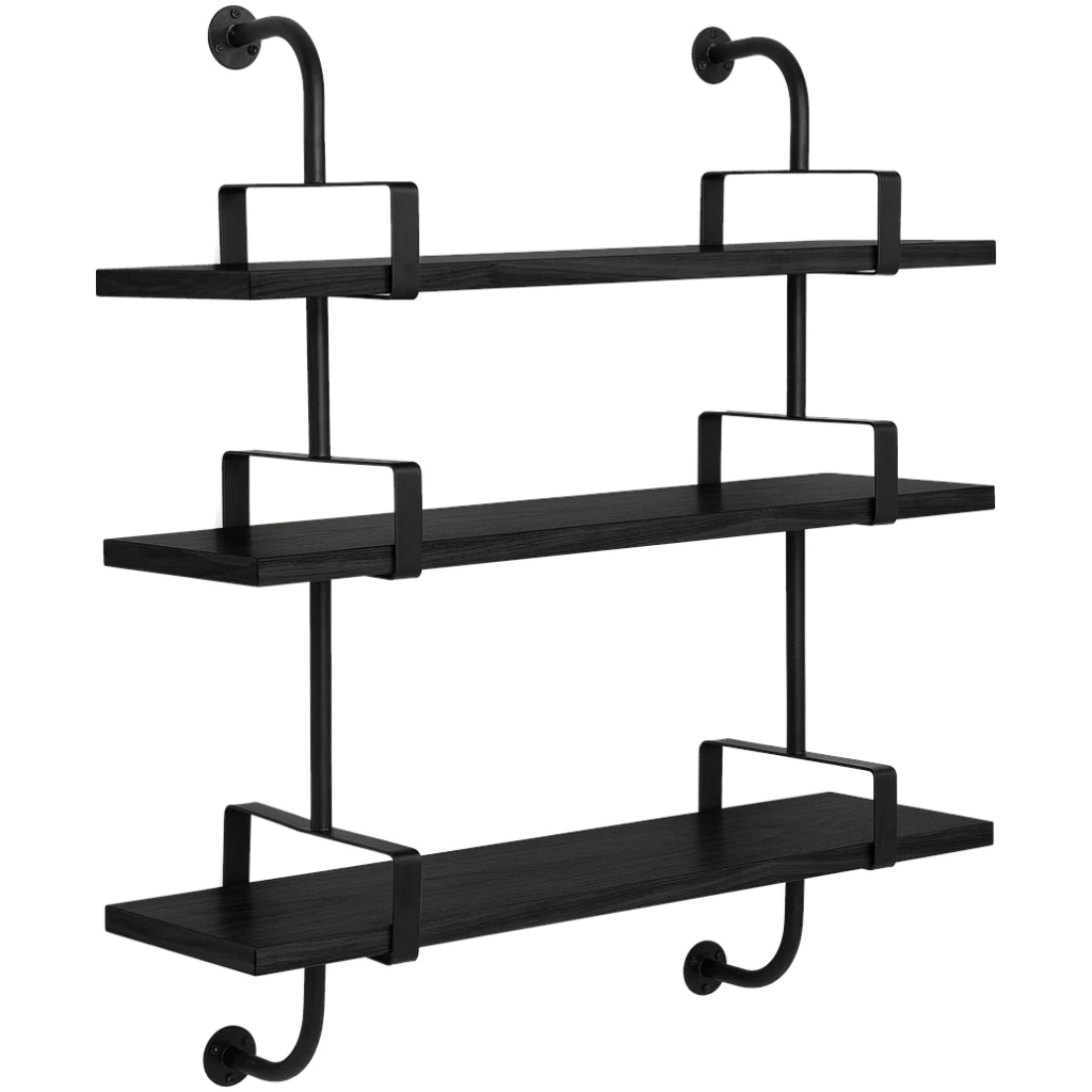 Démon Shelf, 2 Brackets, 95, 3 shelves