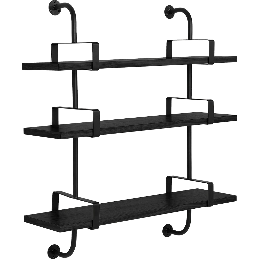 Démon Shelf, 2 Brackets, 95, 3 shelves