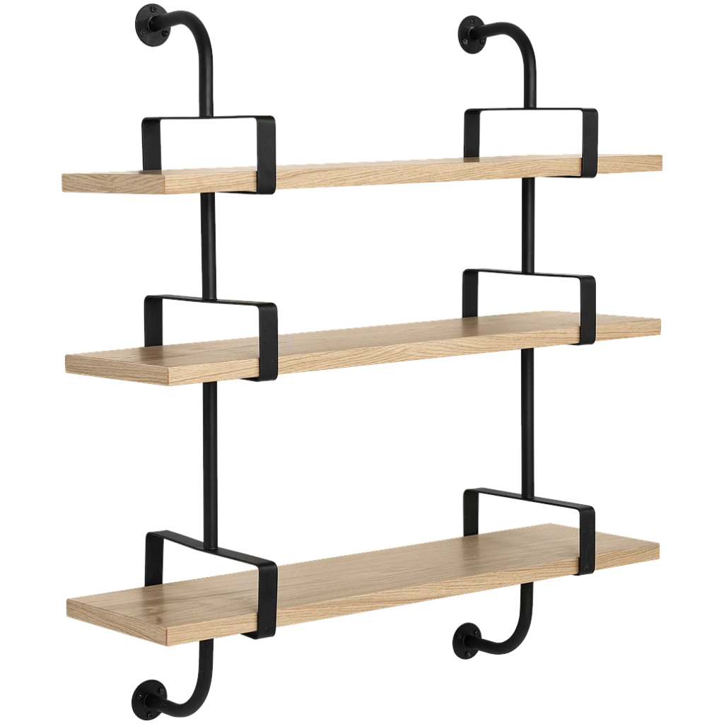 Démon Shelf, 2 Brackets, 95, 3 shelves