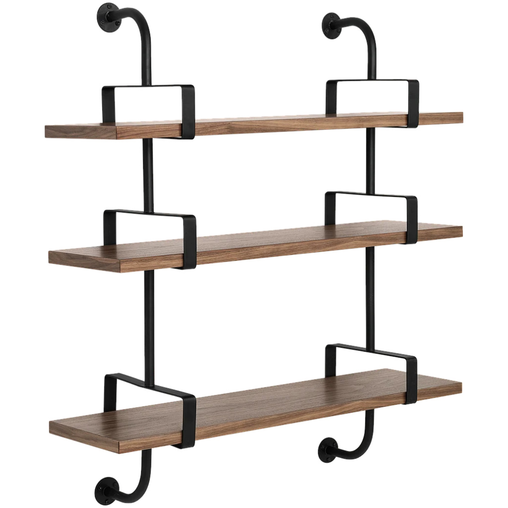 Démon Shelf, 2 Brackets, 95, 3 shelves