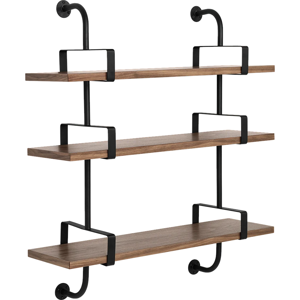 Démon Shelf, 2 Brackets, 95, 3 shelves