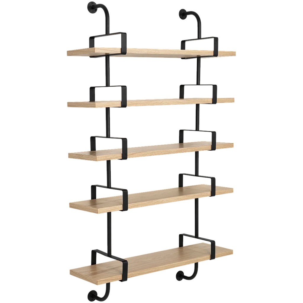 Démon Shelf, 2 Brackets, 95, 5 shelves
