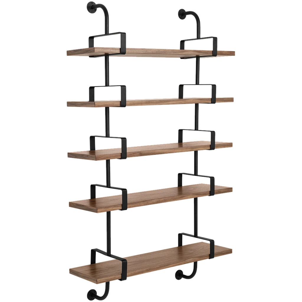 Démon Shelf, 2 Brackets, 95, 5 shelves