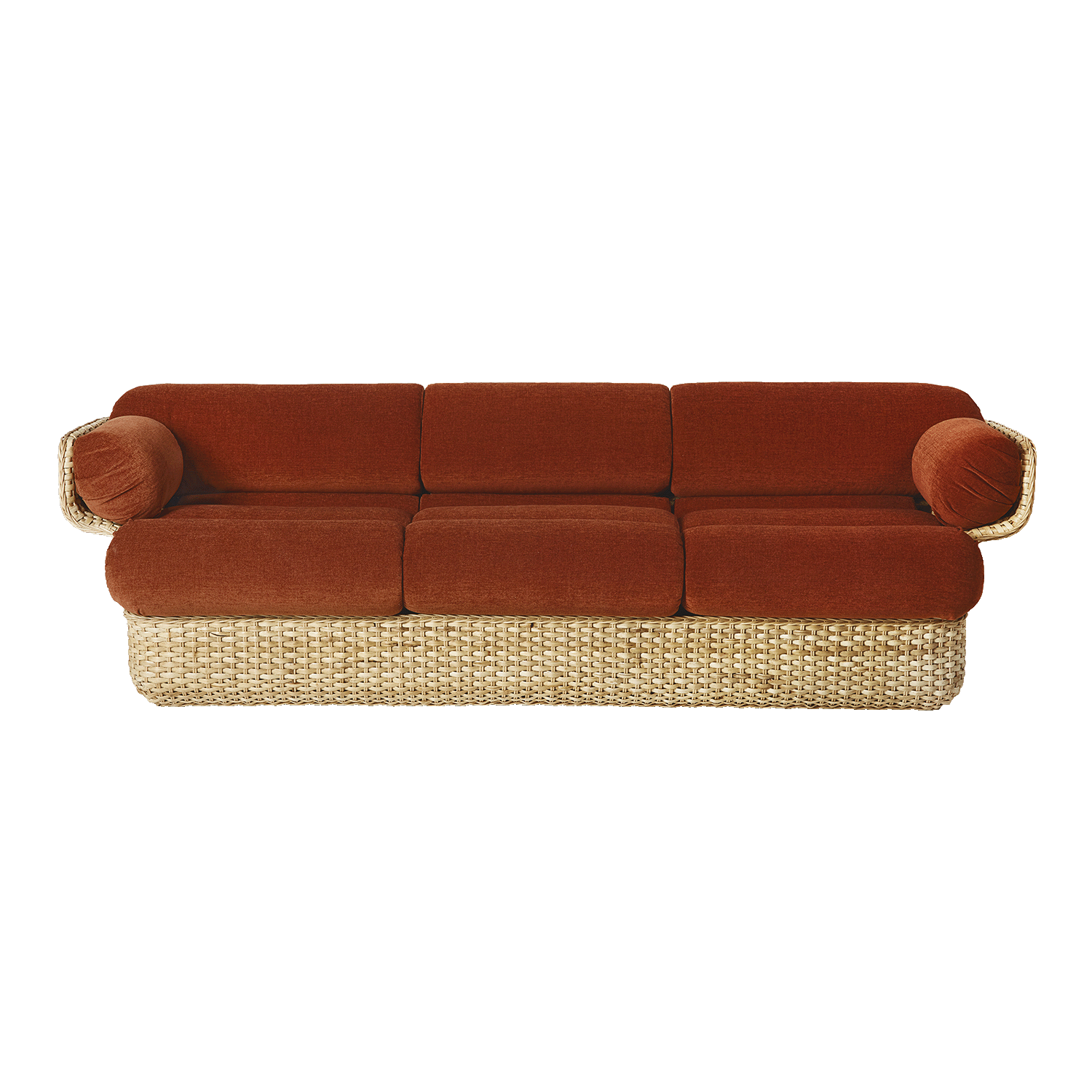 Basket Sofa – Fully Upholstered, 3-seater