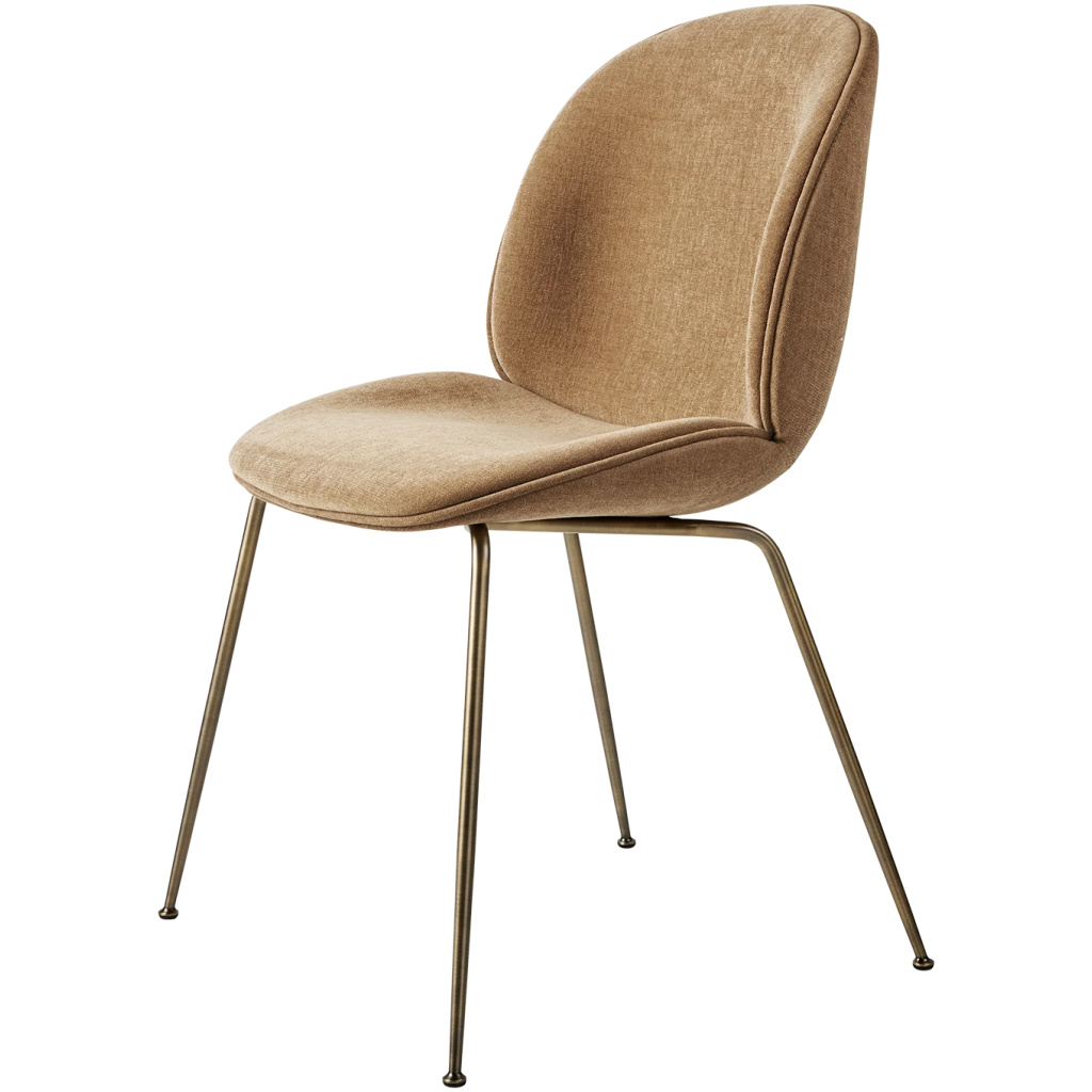 Beetle Dining Chair – Fully Upholstered, Conic base