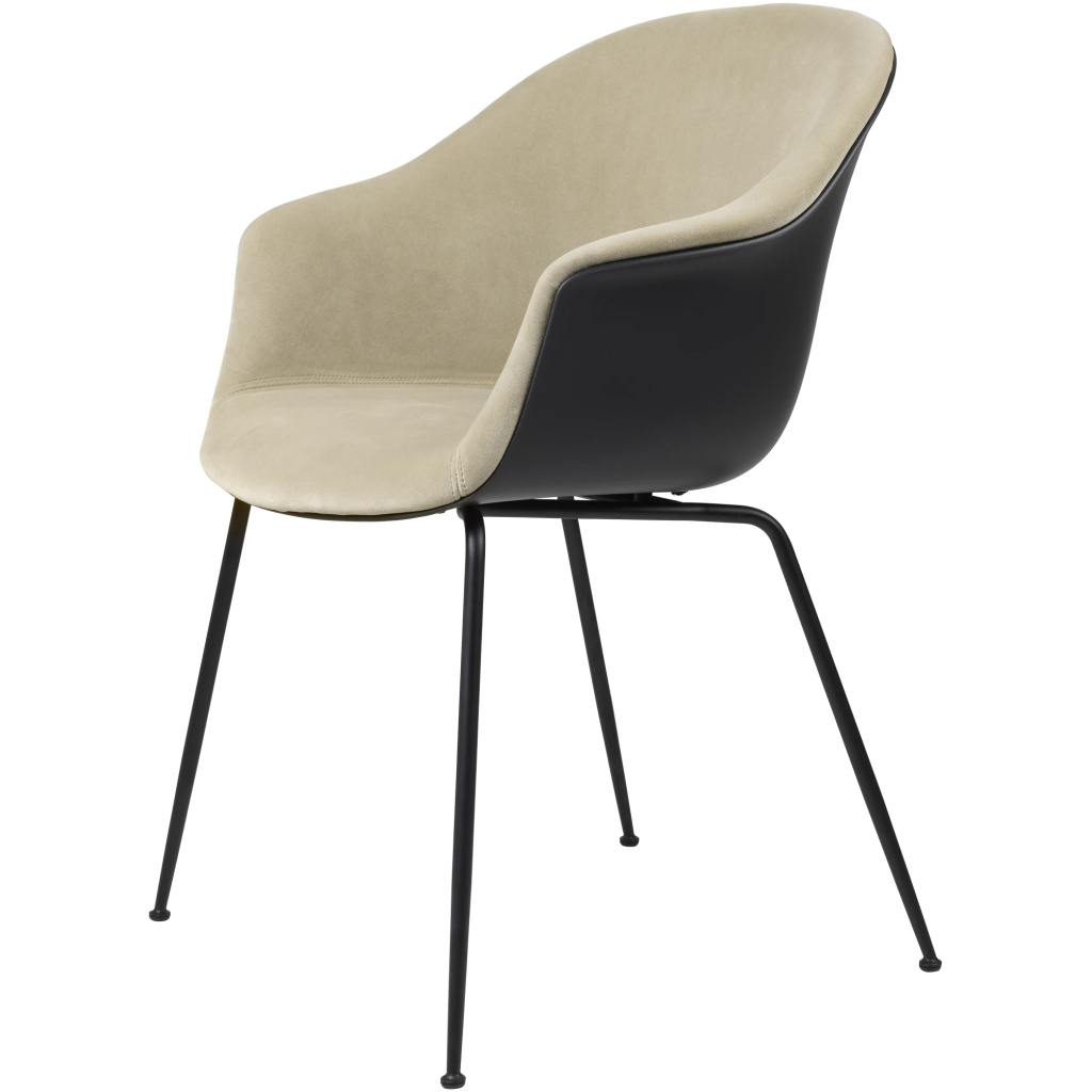 Bat Dining Chair – Front Upholstered, Conic base