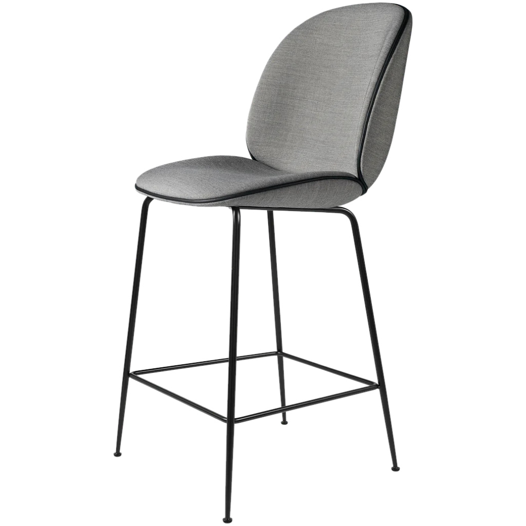 Beetle Counter Chair – Fully Upholstered, 67, Conic base