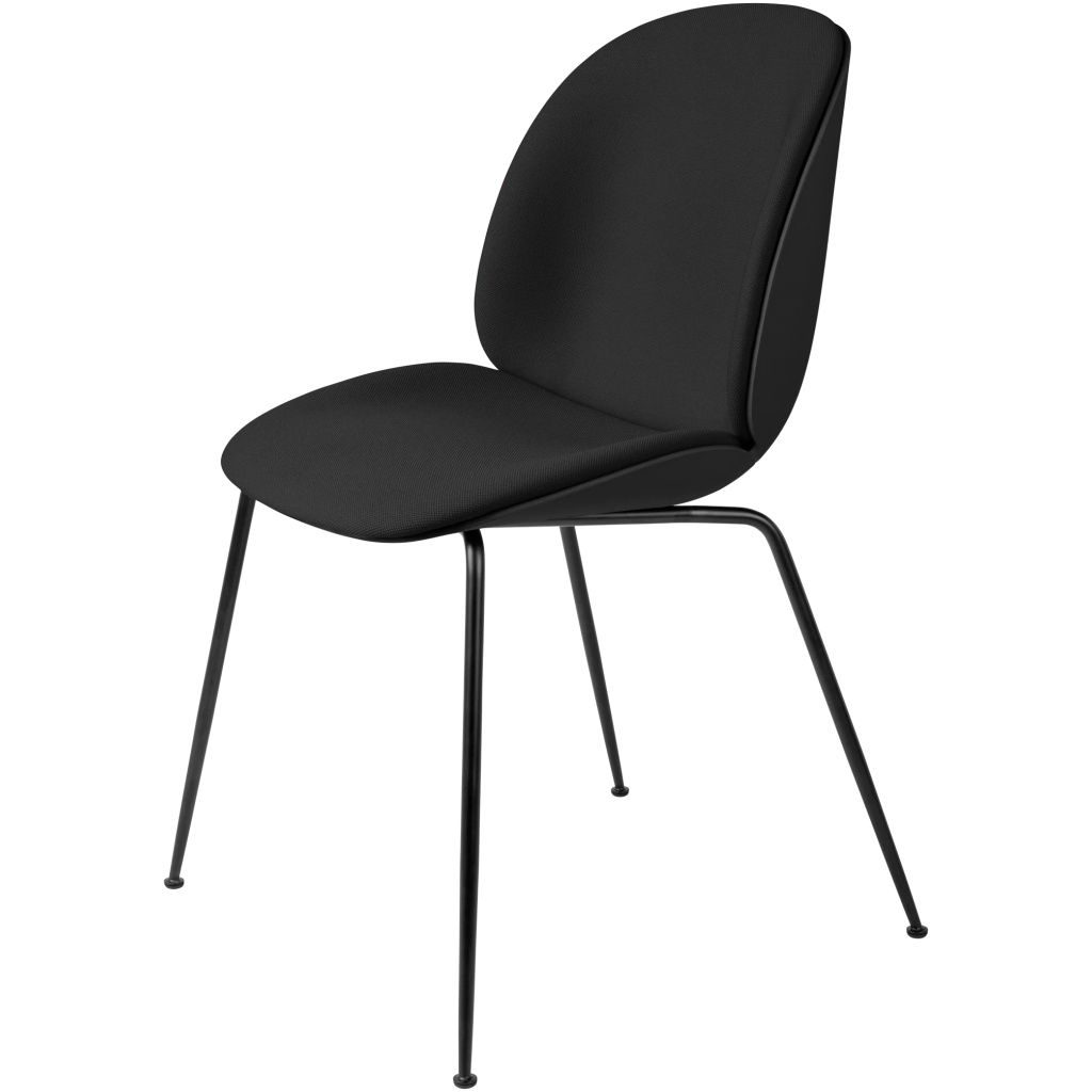 Beetle Dining Chair – Front Upholstered, Conic base
