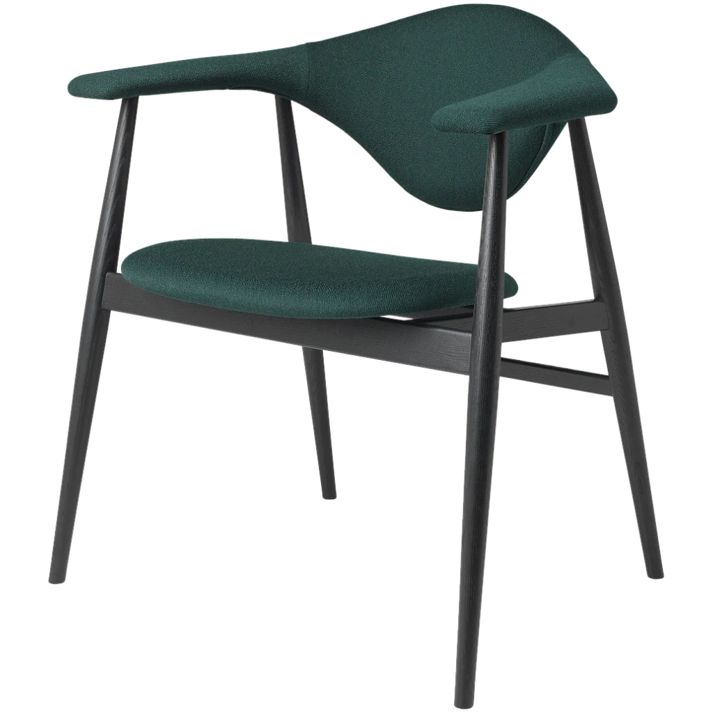 Masculo Dining Chair – Fully Upholstered, Wood base