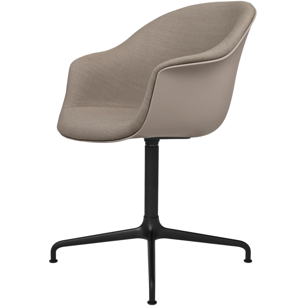 Bat Meeting Chair – Front Upholstered, 4-star base