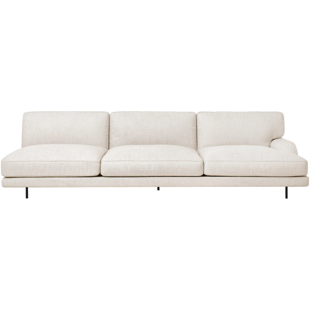 Flaneur Module – Fully Upholstered, 3-seater with left armrest