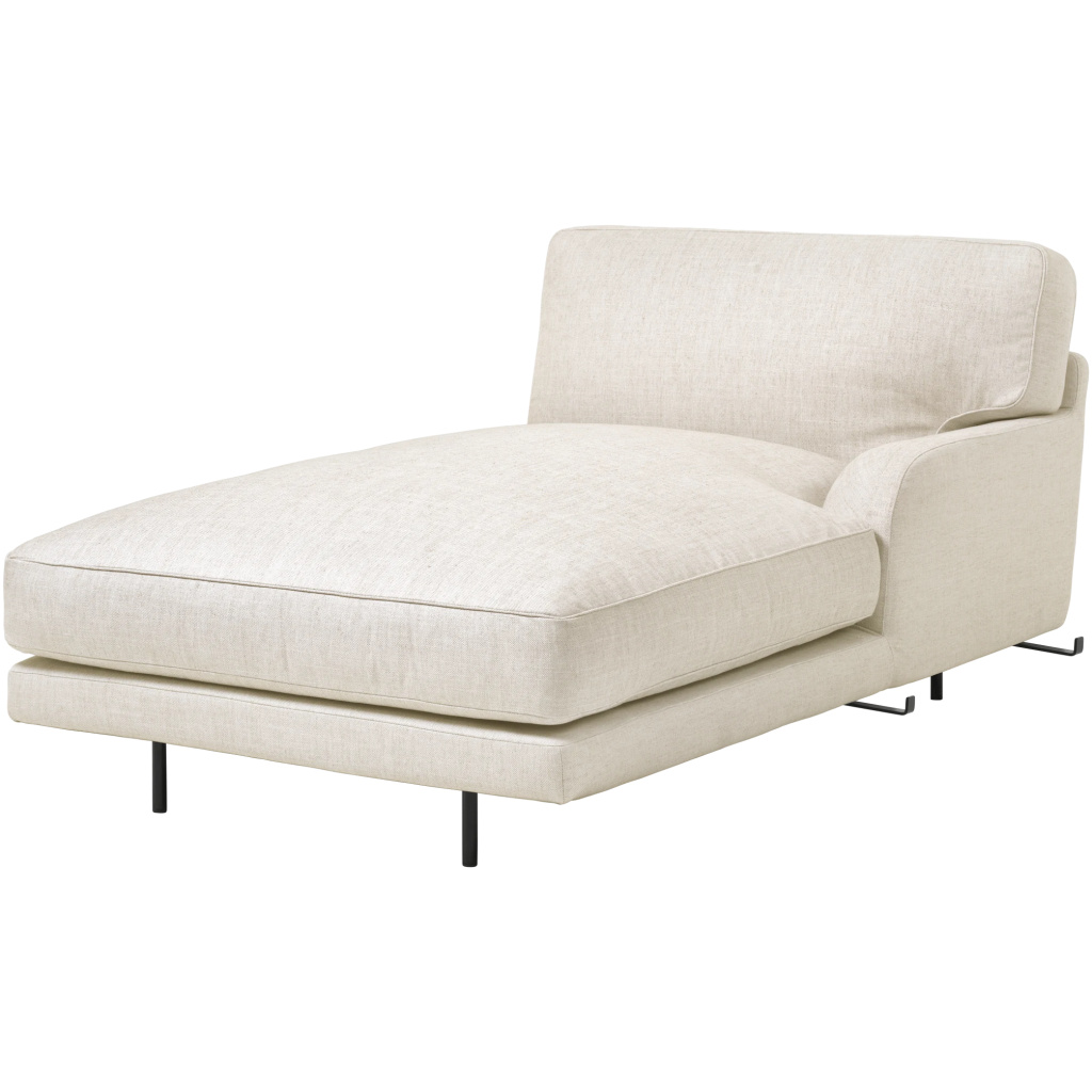 Flaneur Module – Fully Upholstered, Chaise Longue with left armrest