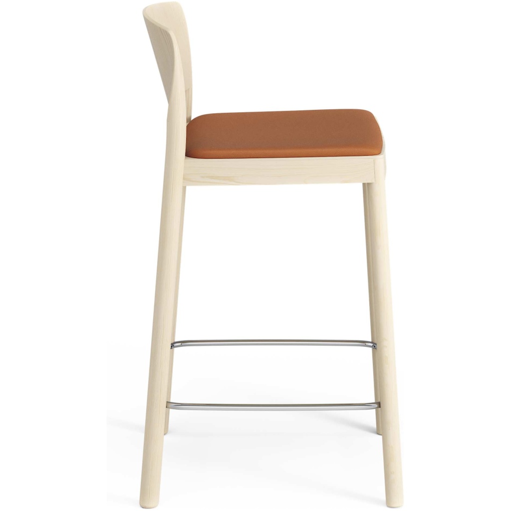Grace barstol med klädd sits H 63