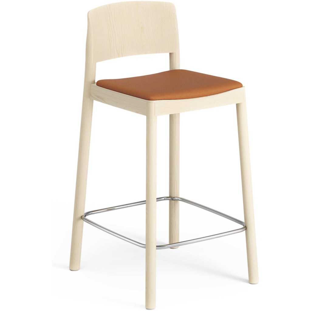 Grace barstol med klädd sits H 63