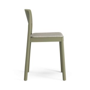 Grace caféstol med klädd sits.