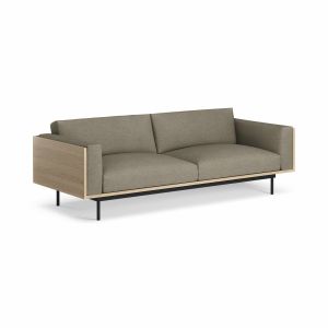 Wood 3-sits soffa